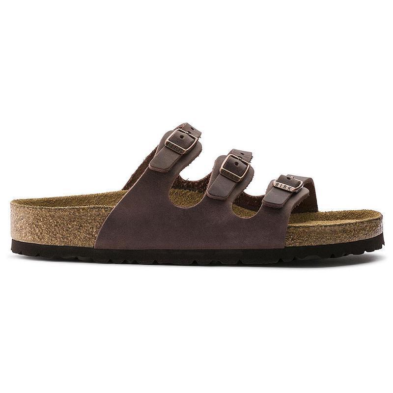 Florida Birkenstock Soft Footbed Oiled Kozene Damske Hnede | SK 79SGL